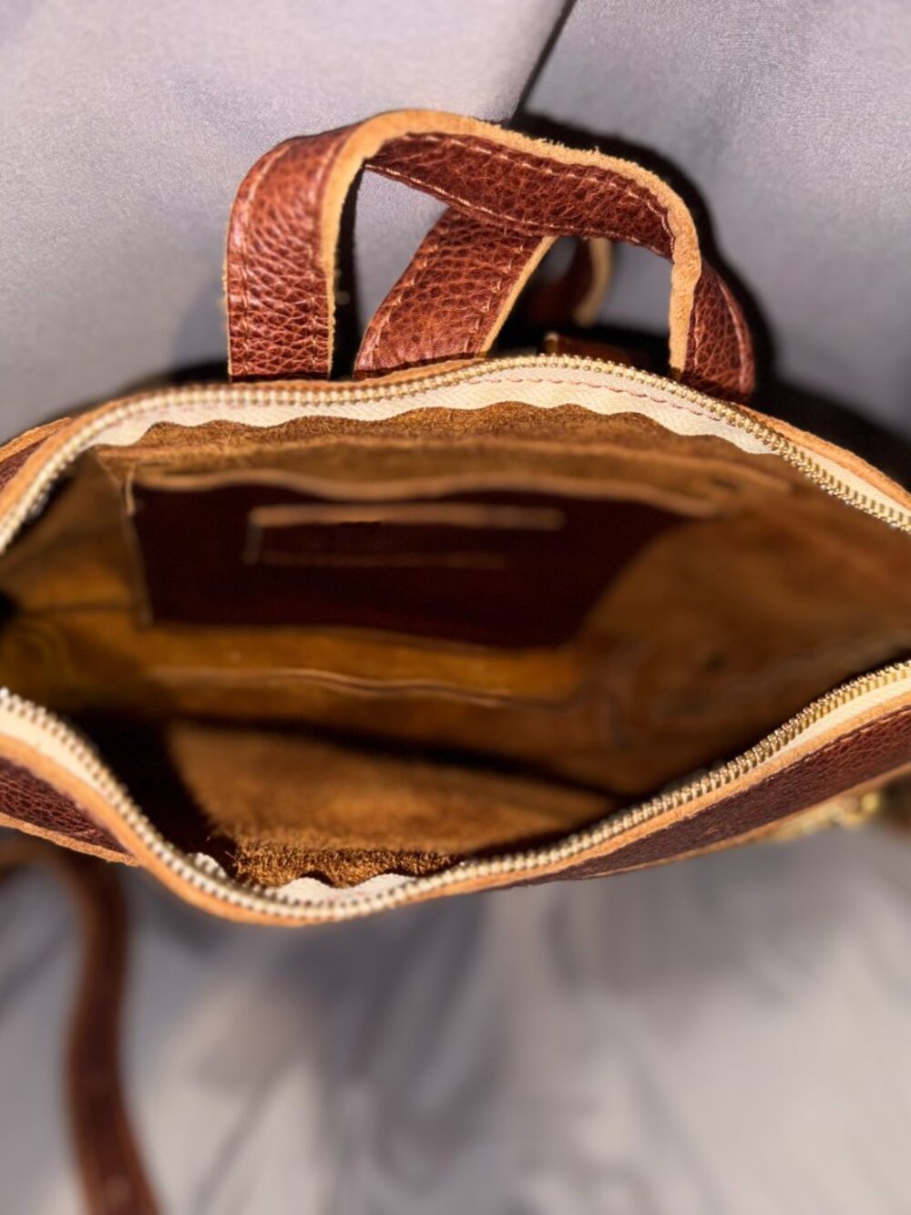 Portland Leather Goods Handmade Leather Backpack - Picture 7 of 8